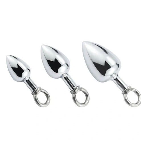 Stainless 4663 Set Cock DiscreetChoice Steel Ring Anal with Hook 0731